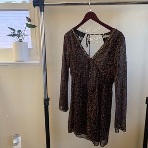 Open back playful dress